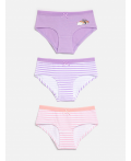 Трусы детские для девочек в наборе из 3шт Darien цвет в ассортименте
