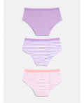 Трусы детские для девочек в наборе из 3шт Darien цвет в ассортименте