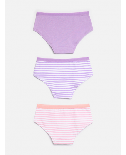 Трусы детские для девочек в наборе из 3шт Darien цвет в ассортименте