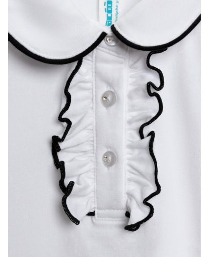 Блузка детская для девочек Djina белый