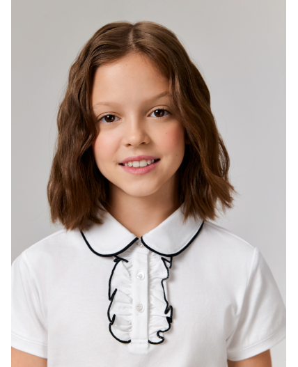 Блузка детская для девочек Djina белый