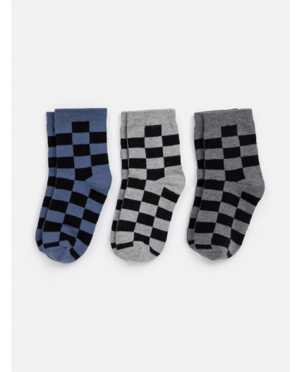 Носки детские в наборе из 3 пар Dzo цвет в ассортименте