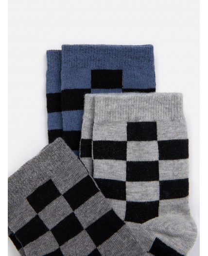 Носки детские в наборе из 3 пар Dzo цвет в ассортименте