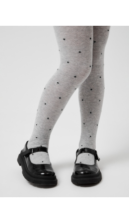 Колготки детские Ellie серый меланж