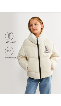 Куртка детская для девочек Elliser бежевый