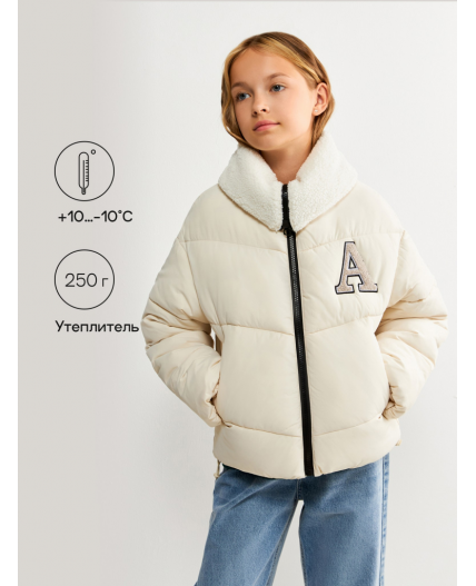 Куртка детская для девочек Elliser бежевый