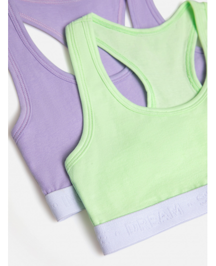Бюстгальтер спортивный для девочек в наборе из 2 шт. Filkot цвет в ассортименте