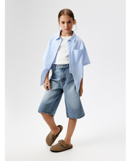 Шорты джинсовые детские для девочек Fill синий