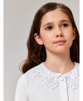 Блузка детская для девочек Flores белый