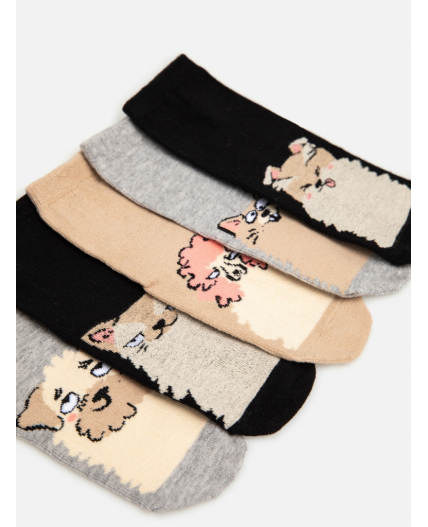 Носки детские в наборе из 5 пар Fumi цвет в ассортименте