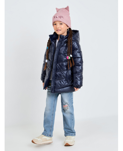 Куртка детская для девочек Goldy1 темно-синий