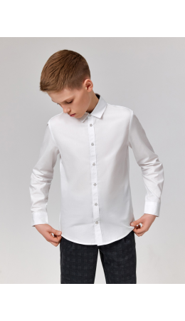 Сорочка верхняя детская для мальчиков Graf1 белый