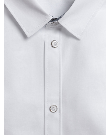 Сорочка верхняя детская для мальчиков Graf1 белый