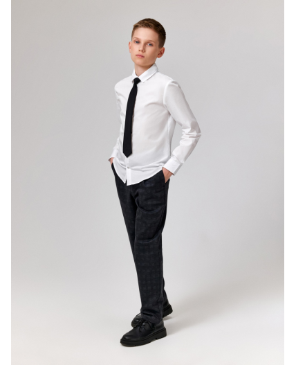 Сорочка верхняя детская для мальчиков Graf1 белый