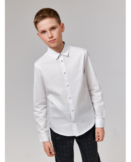 Сорочка верхняя детская для мальчиков Graf1 белый