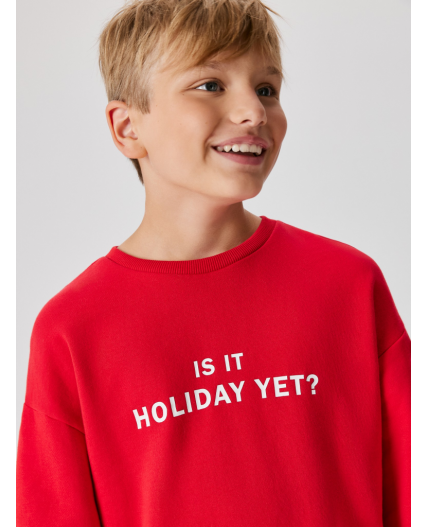 Джемпер детский для мальчиков Gryla красный