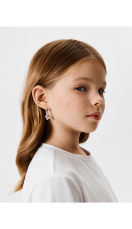 Серьги детские Isabela серебристый