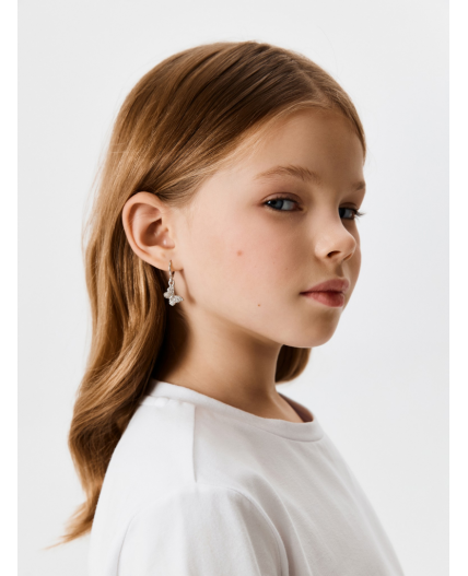 Серьги детские Isabela серебристый