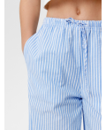 Брюки детские для девочек Jelis_pn голубая полоска