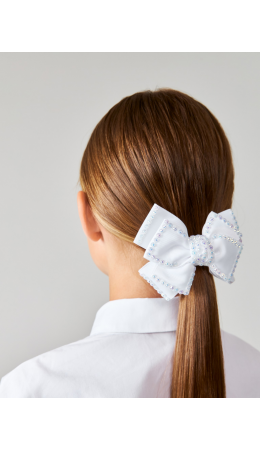 Резинка для волос детская Jumbo белый