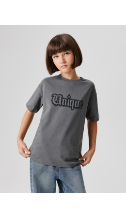 Футболка детская для девочек Kampala1 графитовый