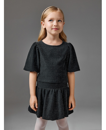 Блузка детская для девочек Kashmer_bl черный