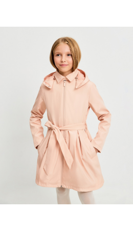 Плащ детский для девочек Lion бежевый