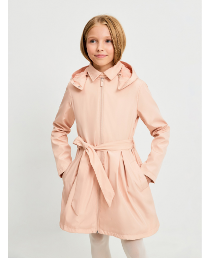 Плащ детский для девочек Lion бежевый