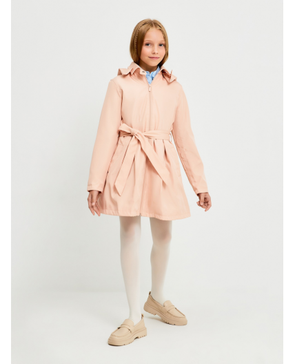 Плащ детский для девочек Lion бежевый