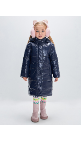 Пальто детское для девочек Magior фиолетовый