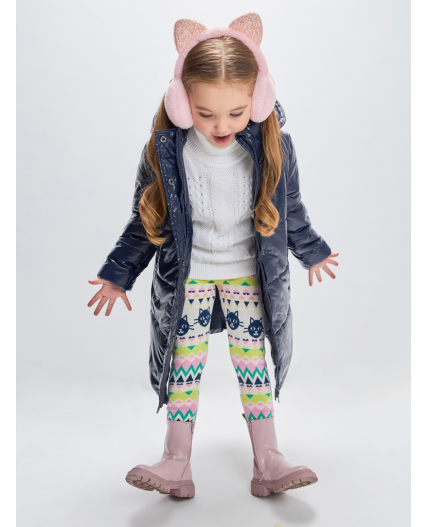 Пальто детское для девочек Magior фиолетовый