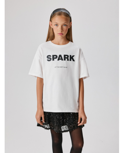 Футболка детская для девочек Mardin белый