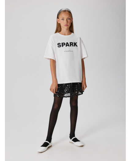 Футболка детская для девочек Mardin белый