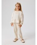 Комплект детский для девочек ((1)джемпер и (2)брюки) Masindi_set крем