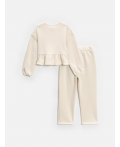 Комплект детский для девочек ((1)джемпер и (2)брюки) Masindi_set крем