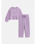 Комплект детский для девочек ((1)джемпер и (2)брюки) Masindi_set лавандовый