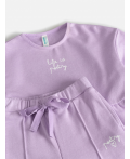 Комплект детский для девочек ((1)джемпер и (2)брюки) Masindi_set лавандовый