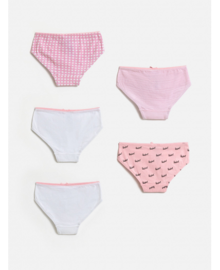 Трусы детские для девочек в наборе из 5 шт. Meisa цвет в ассортименте