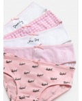 Трусы детские для девочек в наборе из 5 шт. Meisa цвет в ассортименте