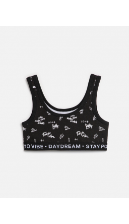 Бюстгальтер спортивный для девочек Monro набивка