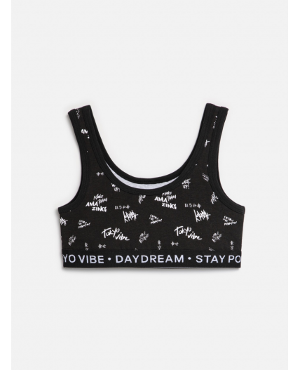 Бюстгальтер спортивный для девочек Monro набивка