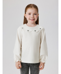 Блузка детская для девочек Naravan молочный