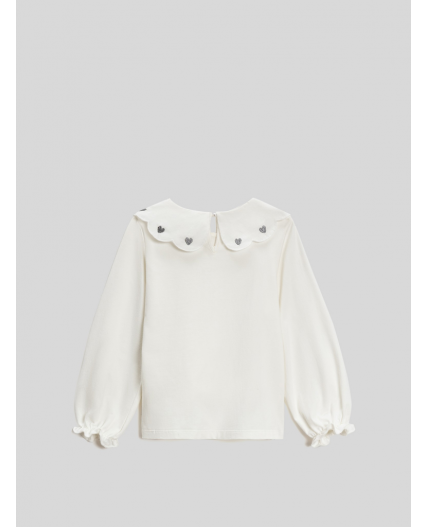 Блузка детская для девочек Naravan молочный