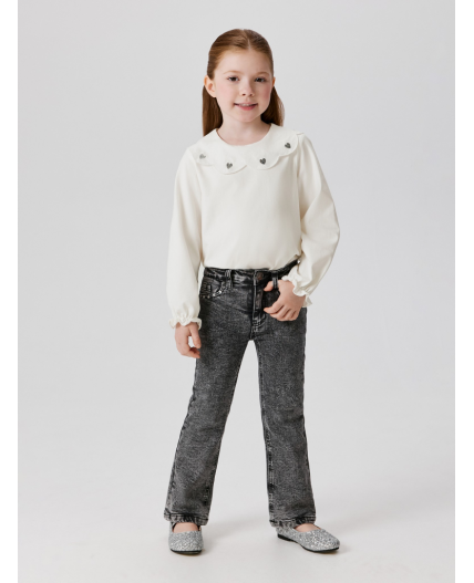 Блузка детская для девочек Naravan молочный