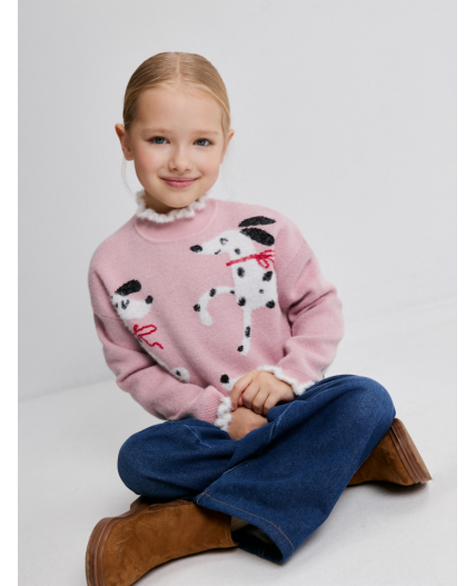 Свитер детский для девочек Natty розовый