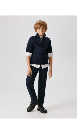 Брюки (утепленные) детские для мальчиков Neiman темно-синий