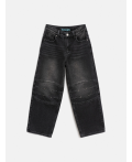 Брюки джинсовые детские для мальчиков Nomu черный