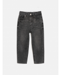 Брюки джинсовые детские для девочек Olan темно-серый