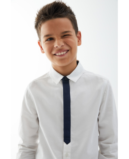 Сорочка верхняя детская для мальчиков Oliver белый