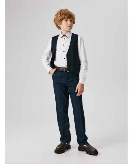 Брюки детские для мальчиков Pavel pt reg1 синяя клетка